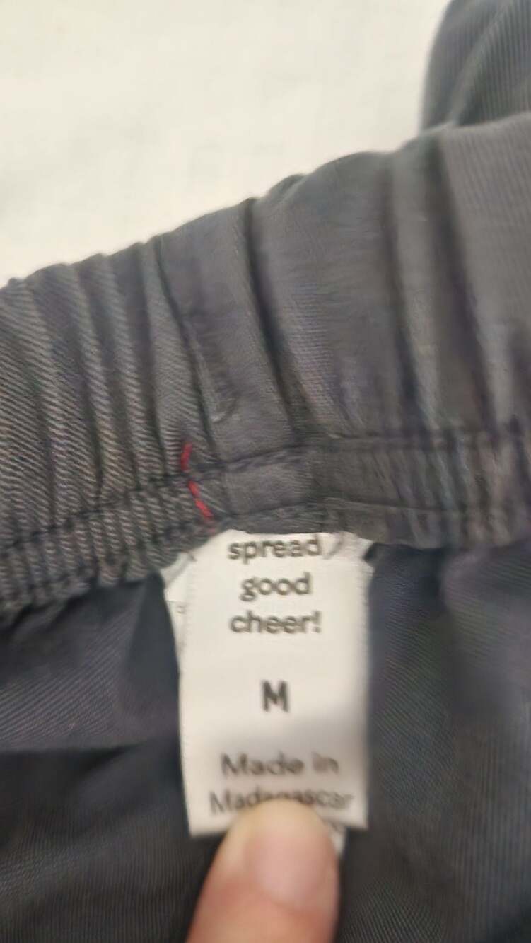 WonderWink‎ Spread Good Cheer Scrub Pants Dark Gray Medium